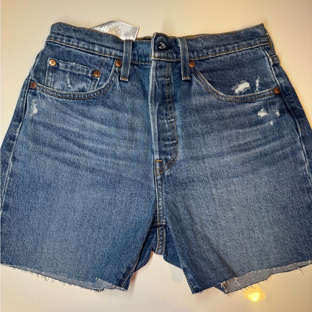 Levi's Blue Jean Shorts Classic Denim Style